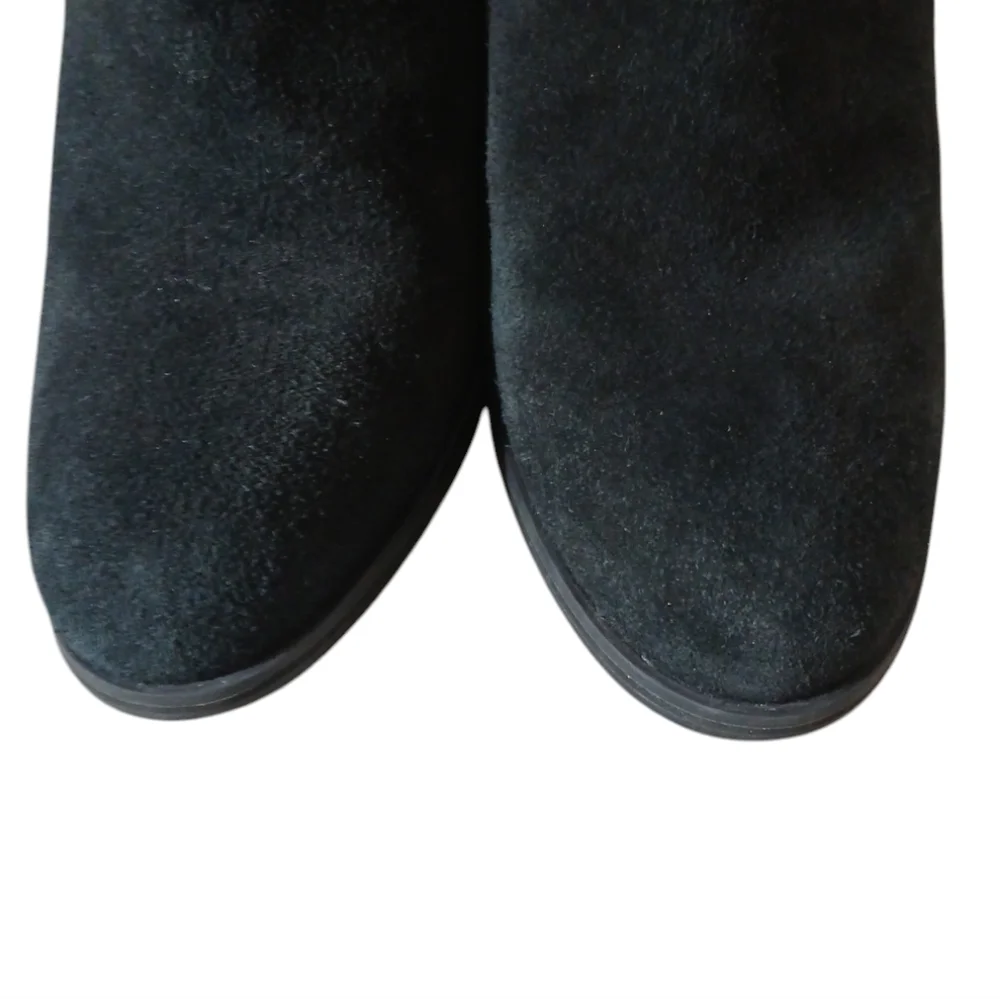 Jessica Simpson Black Suede Booties Women's Size 8.5